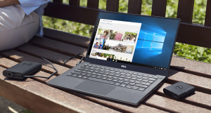  Dell XPS 13 9370 w wersji najbogatszej otrzymał model jednostki obliczeniowej i7 8550U który jest jednym z najmocniejszych procesorów Intela o zegarze 40 GHz